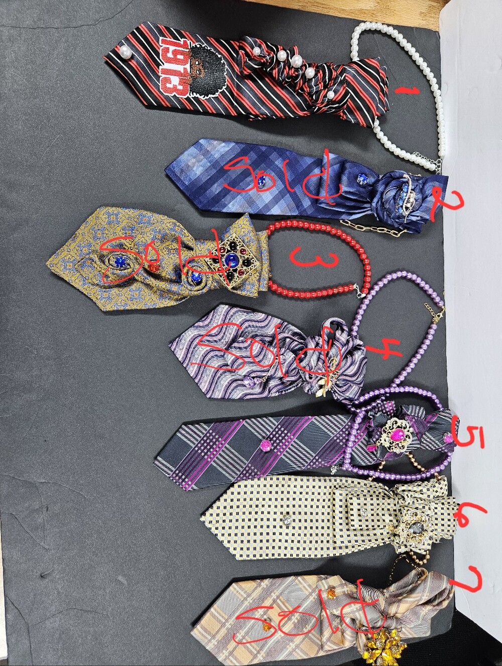 Upcycled Beautiful. Neckties Accessory